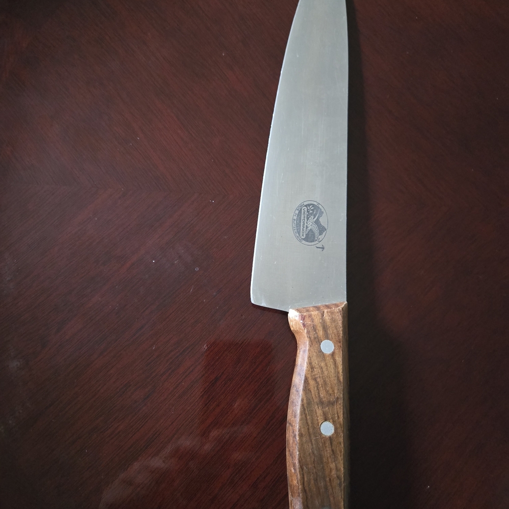 Victorinox Stainless Steel Knife with Brown Handle 15"